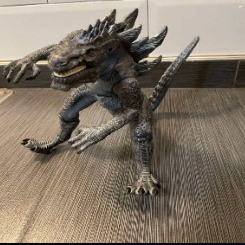 Vintage 1998 Toho Trendmasters HTF Nuclear Strike 12" Godzilla working